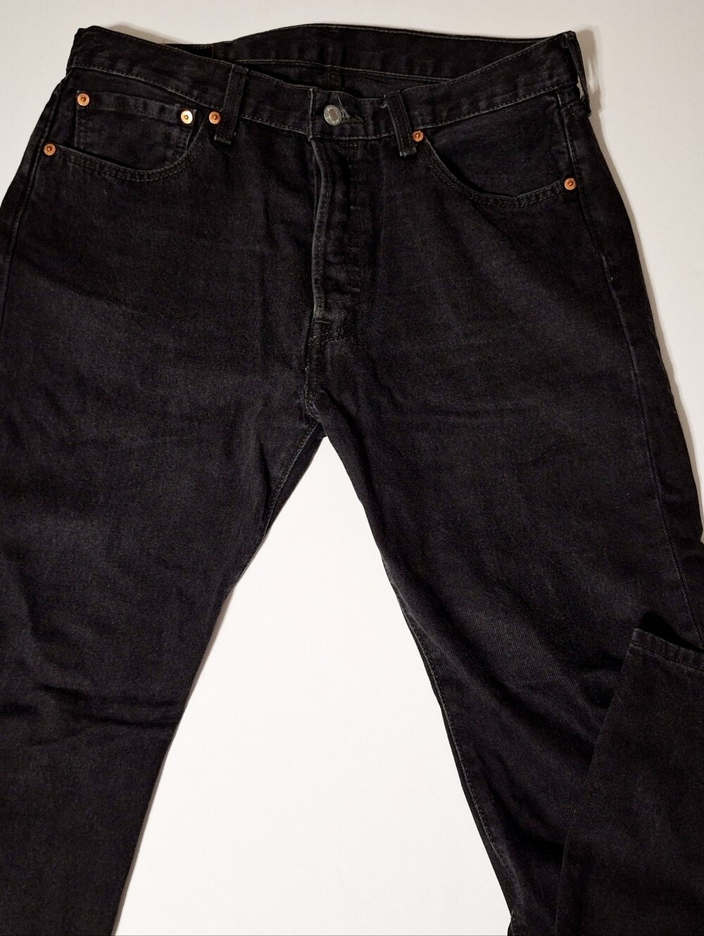 Men's Levi's 501 Black Relaxed Jeans